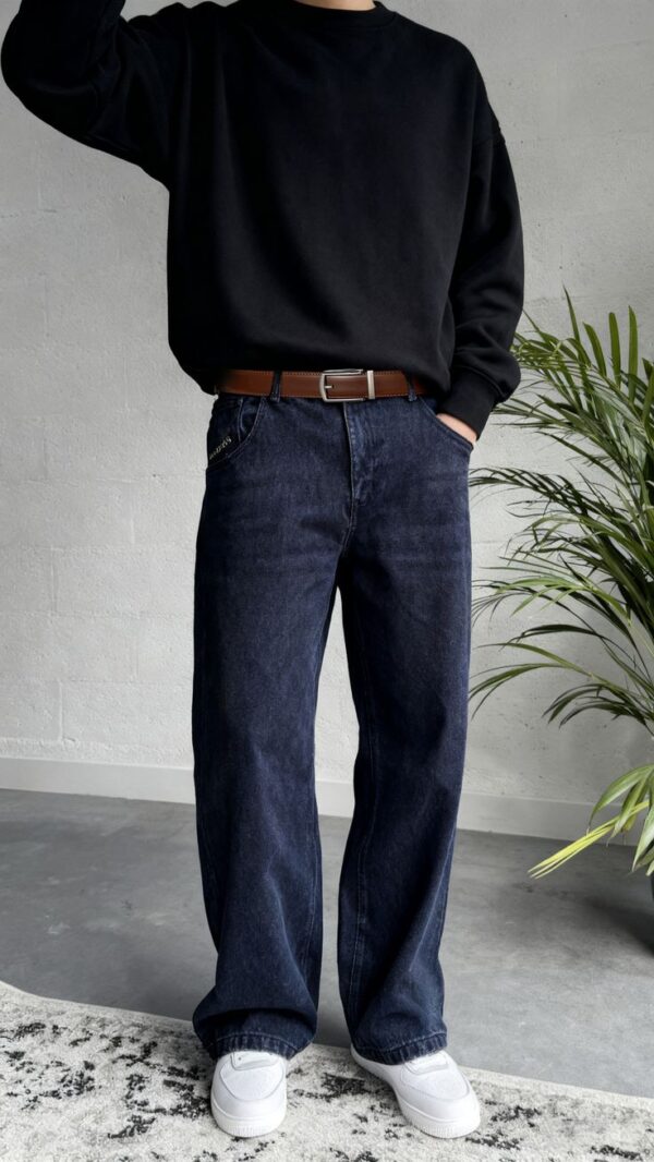 33bdc22842d5a2a56a4c1c1af96e8c0b Men’s Dark Wash Straight-Fit Denim Jeans