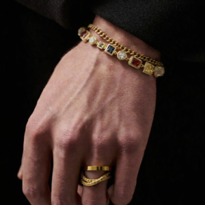 Luxury Multistone Chain Bracelet