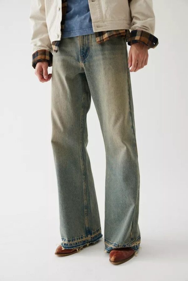 bootcut Grey Washed Bootcut Jeans