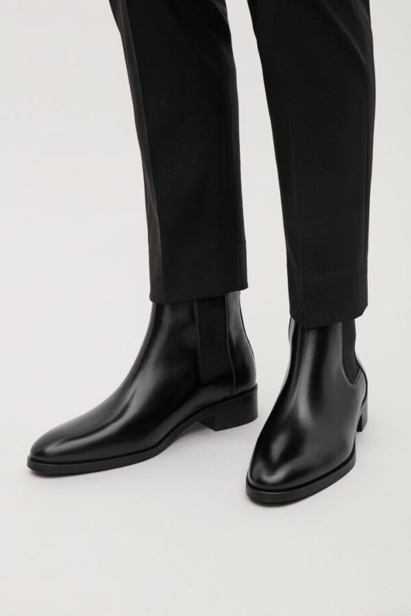 Men’s Black Leather Chelsea Boots